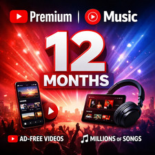 YOUTUBE PREMIUM / 1 YEAR / US seller