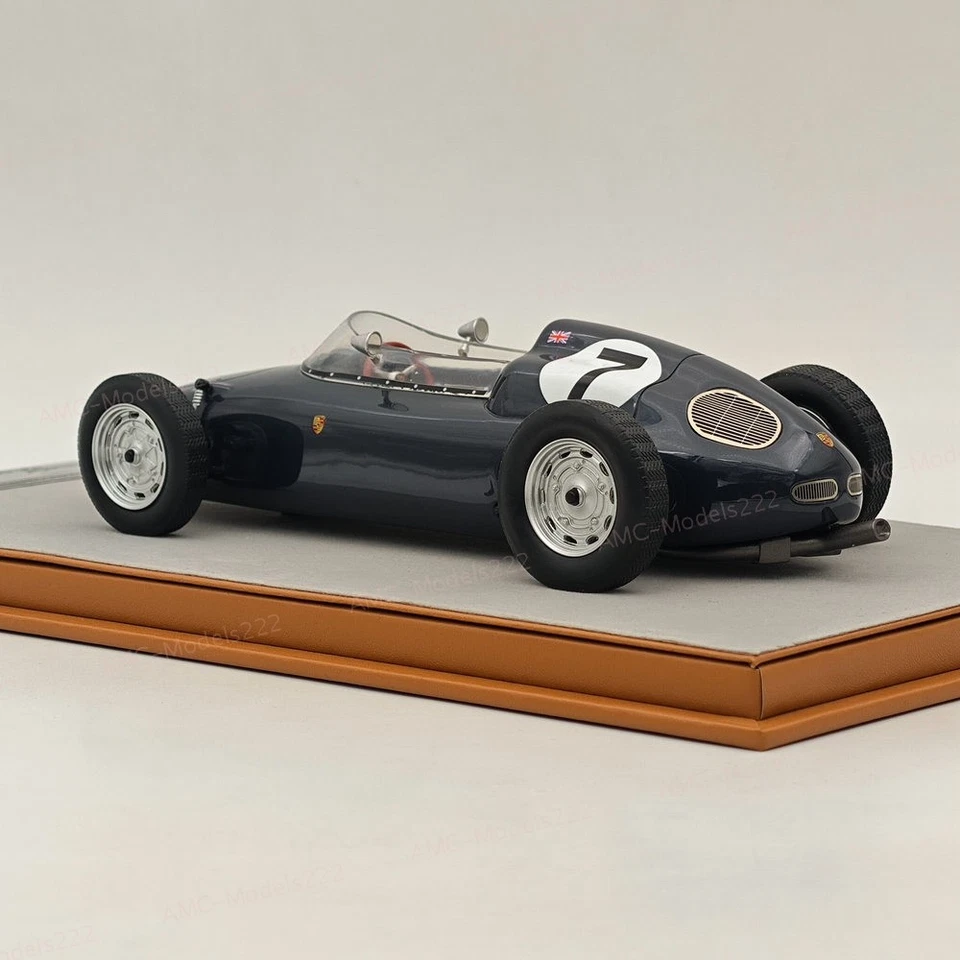 1/18 Tecnomodel Porsche 718 F2 1960 Winner Team Rob Walker XV B.A.R.C #7 Aintree - Image 3 of 4