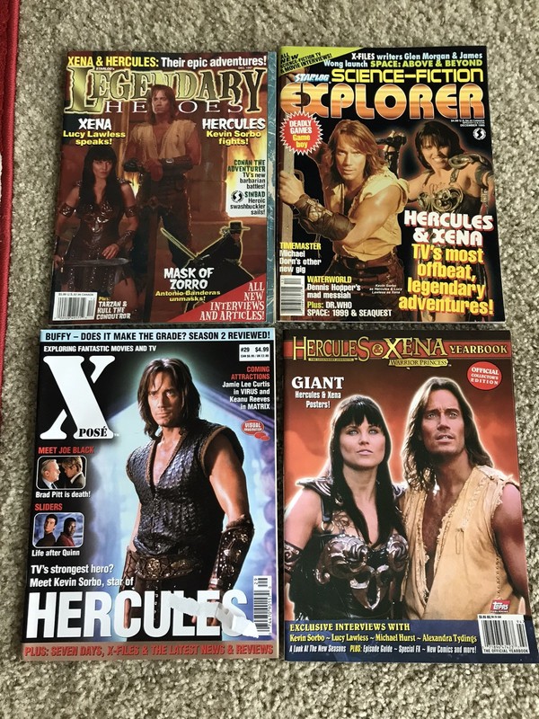 Starlog legendary hereos hercules xena Buffy The Vampire Slayer Lucy Lawless Set