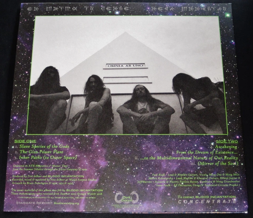 Blood Incantation: Hidden History Of Human Race LP Purple Color Vinyl Record NEW - Image 3 of 3