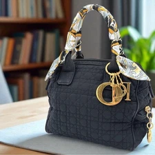 Christian Dior Lady Dior Cannage Handbag Iconic Quilted Luxury Bag Japan