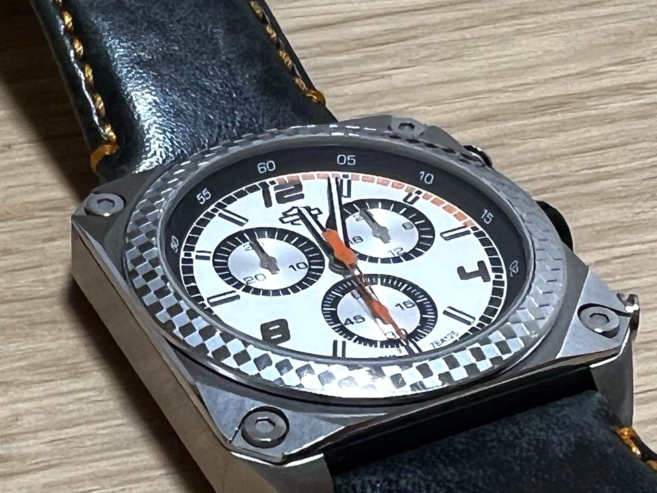 Orologio Uomo Harley Davidson Bulova 76A125 Analogico Quarzo Acciaio Inox Usato - Immagine 2 di 4
