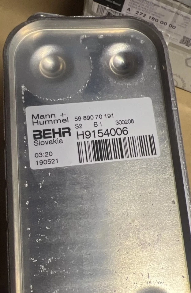 CARCASA FILTRO ACEITE MERCEDES BENZ C E G ML S CLASE SLK CON CONJUNTO ENFRIADOR DE ACEITE Foto 4 de 4