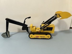 Vintage Pressed Steel Tonka Trencher Backhoe