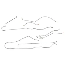 Brake Line Kit Complete Tubes Power Disc 1991-94 Jeep Cherokee XJ Stainless 7pc