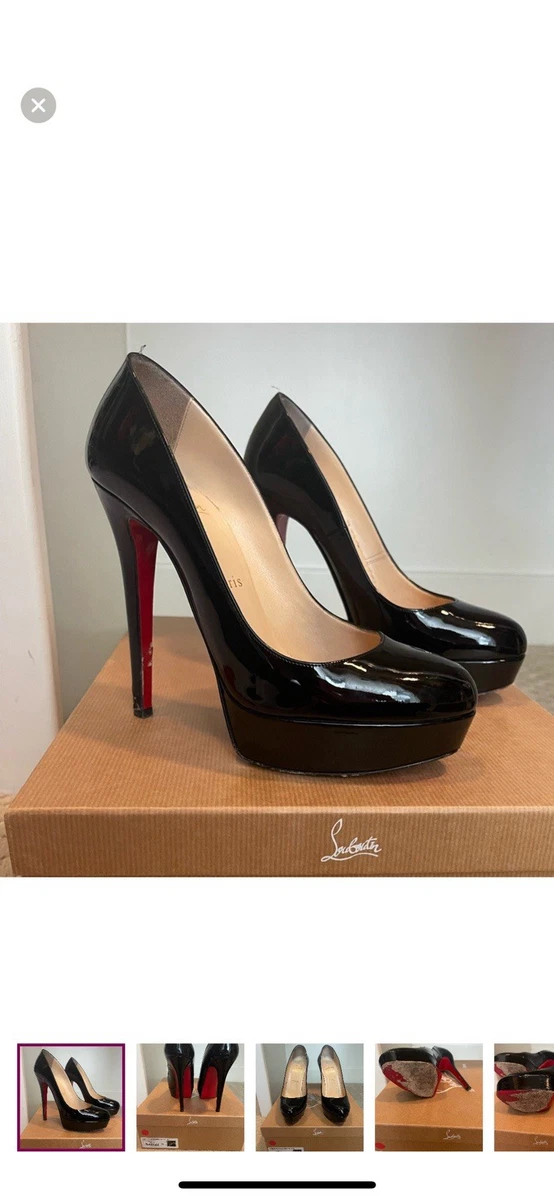 Christian Louboutin Bianca Patent Leather High (3-3.9 in) Heel