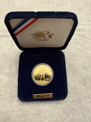 1984 S U.S. Olympic GOLD EAGLE $10 PROOF Commemorative Coin