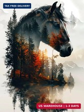 Horse Diamond Art Kits for Adults, 12 X 16Inch
