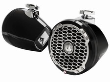 ROCKFORD FOSGATE PM2652W-MB MINI POD BLACK 6.5" MARINE WAKEBOARD TOWER SPEAKERS