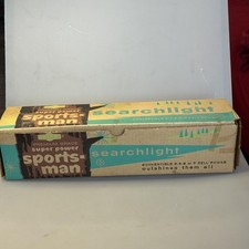 Vtg Rayovac Sportsman Searchlight Flashlight No S367f Chrome Usa Original Box Vtg Rayovac Sportsman Searchlight Flashlight No S367f Chrome Usa Original Box