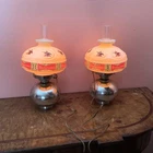 Vintage Budweiser Beer Bar Oil Lamp Style Hanging Lamp Wall Sconce 60’s Corded