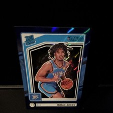 Panini Donruss Rated Rookie Dillon Jones #250 Thunder Holo Blue Laser 2024-25