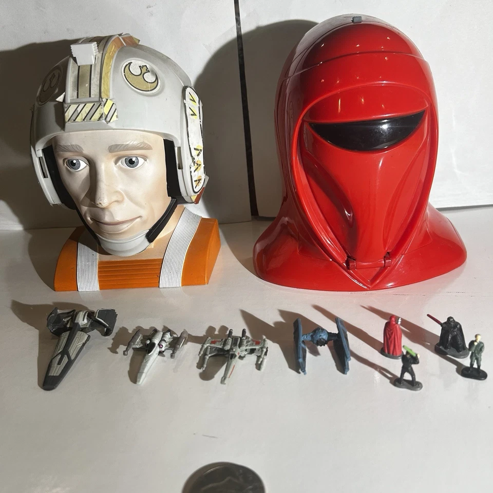 Micro Máquinas Flota de Acción Star Wars Cabeza Transformadora Guardia Real, Luke Foto 3 de 4