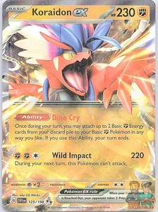 Koraidon ex 125/198 Scarlet & Violet Base Set