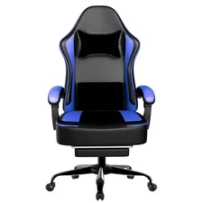 Gaming Chair with Pocket Spring – Ergonomic PU Leather Computer Chair for Adults