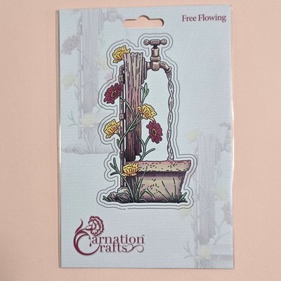 Carnation Crafts Free Flowing Metal Cutting Dies - Water Well - Garden