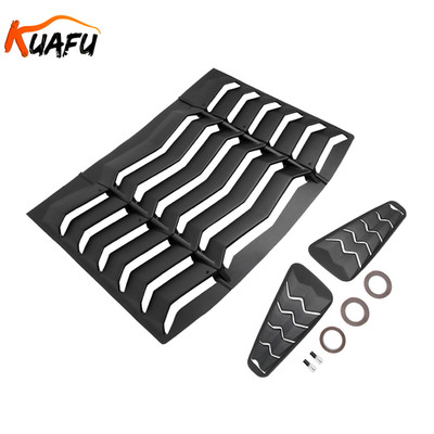 For Ford Mustang GT 2005-2014 Rear+Side Window Louver Windshield Sun Shade Cover