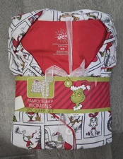NEW! The Grinch Christmas Pajamas 2 piece set M Medium Women's 