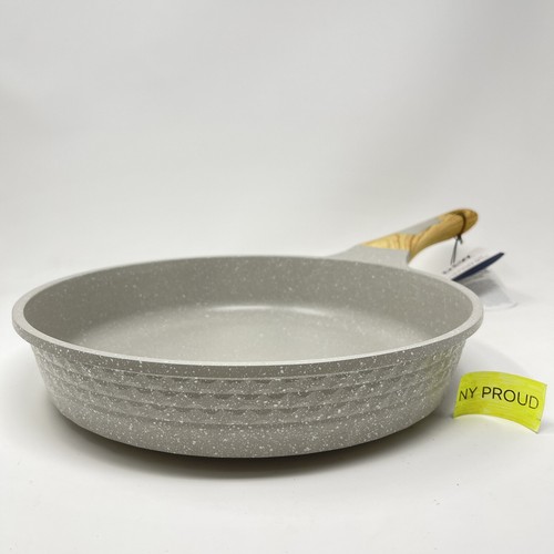 Sartén antiadherente sartén D&W 11 pulgadas duradera alta calidad decano y beige blanco - Imagen 2 de 11