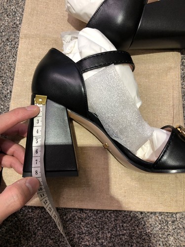 Gucci Heels Sandals Mules Shoes size 35.5 - Picture 4 of 5