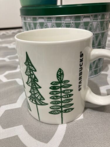 Lot of 4 Green Theme Starbucks Mugs plus Tin (St. Patrick's Day) Mint - Picture 7 of 11