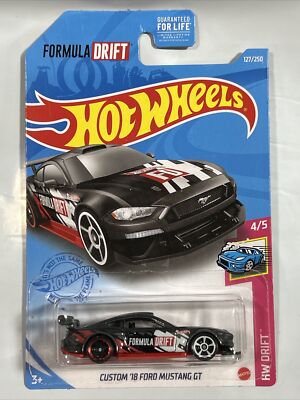 2021 Hot Wheels #127/250 Custom '18 Ford Mustang GT HW Drift 4/5 Formula Drift