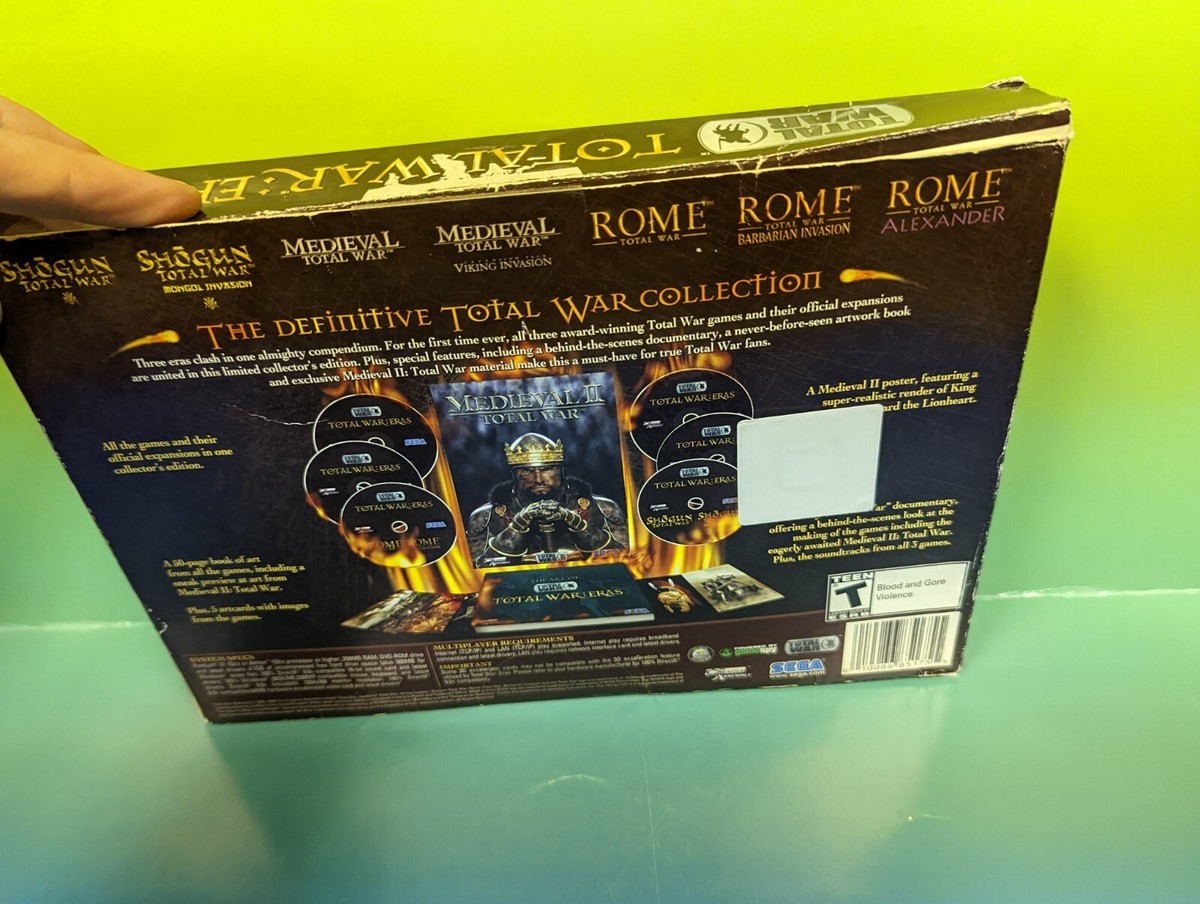 Artbook The Art Of Total War Eras (Medieval, Rome, Shogun) - Promo Sega PC, état Correct