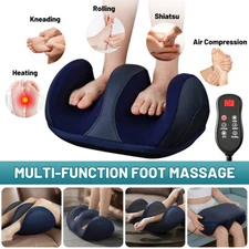 Shiatsu Foot Massager with Heat Deep Kneading Vibration Gifts for Men, Women