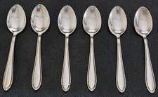 Kaffeelöffel - 6 Stück - versilbert 90er Auflage EKA 90-15