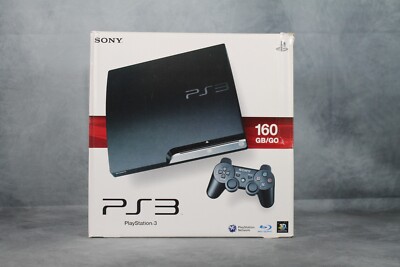 Sony PlayStation 3 Slim Spielekonsole   160GB   in OVP   CECH-3004A   PS3
