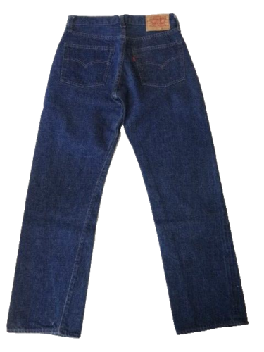 Vintage 1970s Levis 501 XX 66 #6 Redline Selvage Dark Indigo Denim Jeans 29 x 28 - Afbeelding 1 van 15