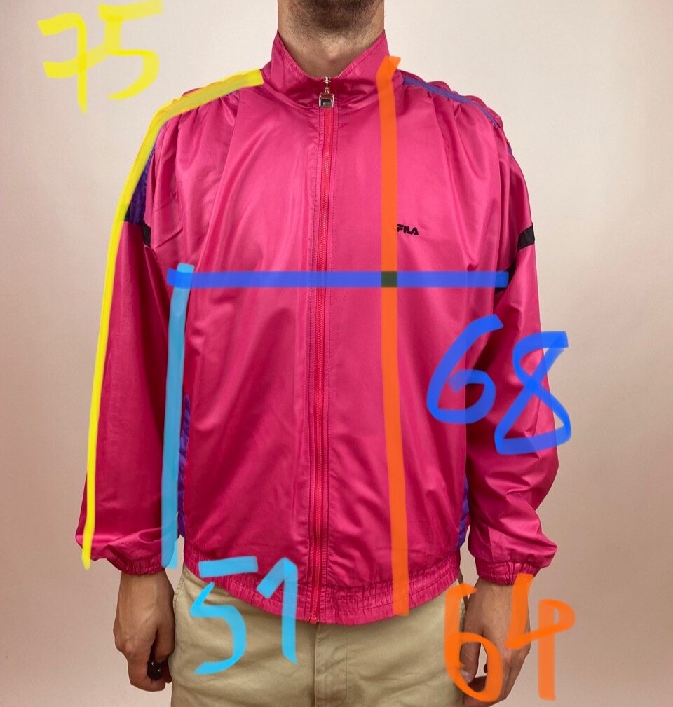 FILA vintage sport track jacket 90s size XS | eBay