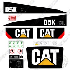 Fits Caterpillar D5K XL Decal Kit Dozer Safety Decals Warning Stickers Crawler