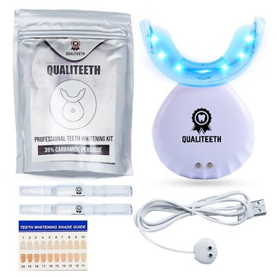 Pro Teeth Whitening Kit with LED Light | Whitening pens | 35% Carbamide Peroxide