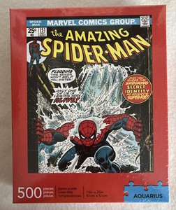 Aquarius Marvel Avengers Cover 500 PC Puzzle Multicolor