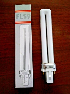 Lot of 15 FLS 9W/4000K NIB Compact Fluorescent Twin Tube Lamps Bulbs  