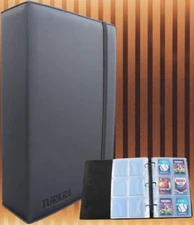 Toploaders Binder with 25 Pages 3Ring Top Loaders Holder Album Holds 150 3" x 4"