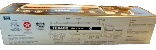 Texaco 18 Wheel Toy Tanker Semi Truck Bank Lights Sound Credit Card Edition NIB - Picture 4 of 4
