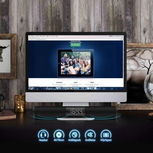 Barre de son environnante haut-parleur Bluetooth sans fil - Photo 6 sur 9