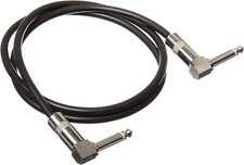 PROCO STAGEMASTER SEGLL-2 2ft Shielded Patch Cable 1/4"Right Angle to 1/4"Right