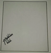 Maddison Miles Shikishi Art Board Signed Gorgeous Lady Of Professional Wrestling