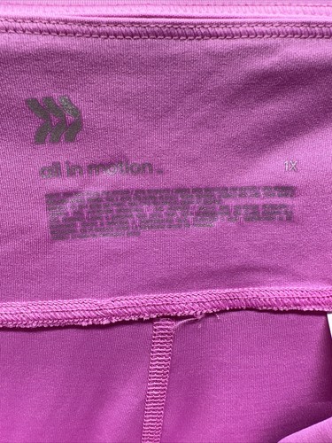 Women’s All In Motion Ultra High Rise Flare Leggings Purple 1X NWT - Bild 6 von 7