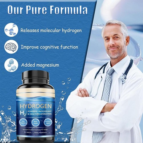 Hydrogen Tablets for Drinking Water - 60PCS  Pure Magnesium, Molecular-Hydrogen- - Picture 10 of 12