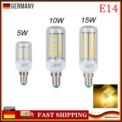 4/8 PCS Mais Glühbirne E14 LED Maislampe 5730 SMD Lampe Warmweiß Leuchtmittel