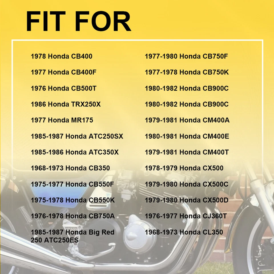 Переключатель клапана топливного крана бензобака для Honda CB550K CB750A CB750F CB750K K - Изображение 2 из 4