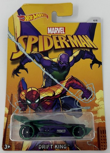Hot Wheels Marvel Spider-Man Set Of 6 Six Cars New Sealed Golden Arrow, Teegray - Picture 4 of 9