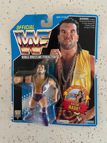 Razor Ramon WWF Hasbro series 10 Purple MOC...