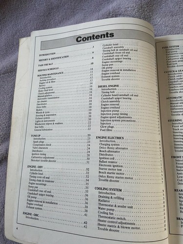 AUTODATA VAUXHALL ASTRA / OPEL KADETT CAR REPAIR WORKSHOP MANUAL FROM 1979 - Picture 7 of 8
