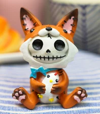 Ebros Furry Bones Fen Fen The Fox Skeleton Statue Furrybones Vulpes With Chicken