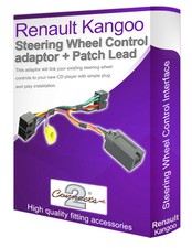 Renault Kangoo Lenkrad Kontrolle Kabel, Auto Stereo Stalk Adapter Interface